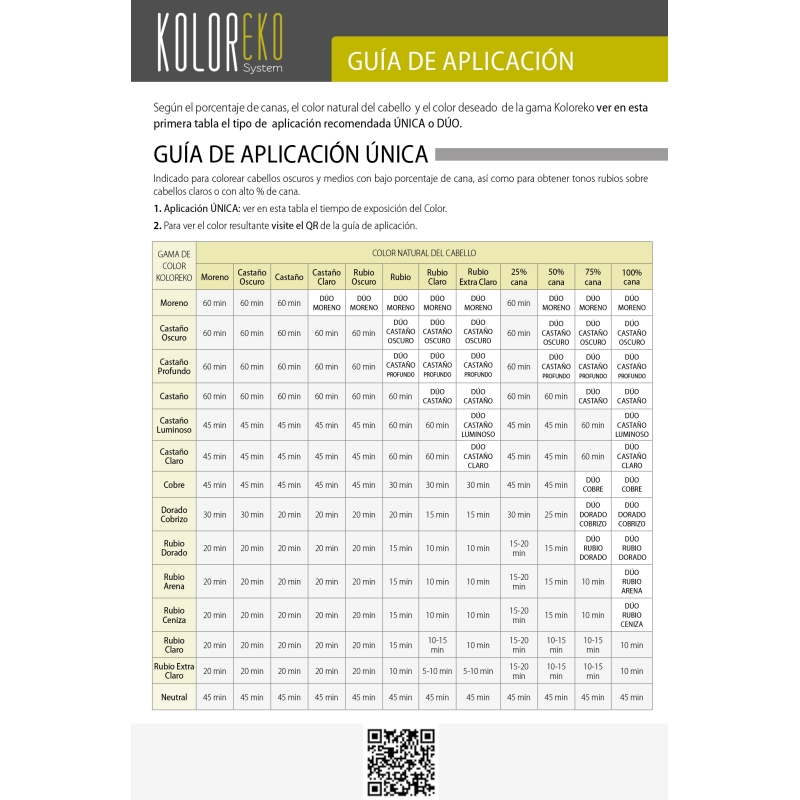 KOLOREKO Tinte natural MORENO de aplicación única – Coloración 100% vegetal y ecológica