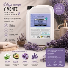 Gel de baño y ducha natural relajante recarga 5 litros Biocenter Lavanda ecológico