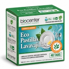 Eco Pastillas Lavavajillas Todo en Uno Biocenter 40 dosis
