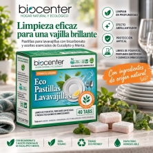 Eco Pastillas Lavavajillas Todo en Uno Biocenter – 40 dosis