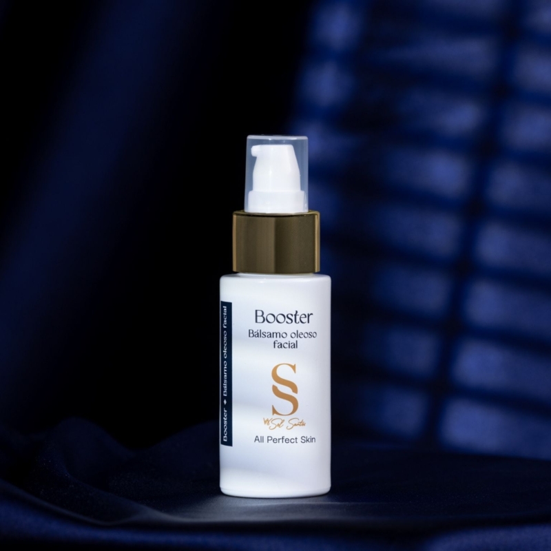 Bálsamo Oleoso Facial Booster Sol Santos – Antiedad, Nutritivo y Reafirmante con Ácido Hialurónico – 30 ml