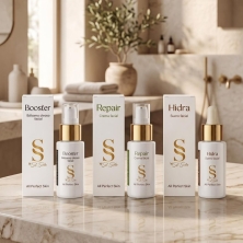 Pack Facial All Perfect Skin by Sol Santos – Rutina Completa Repair, Hidra y Booster – Cosmética Bio Premium – 3 × 30 ml
